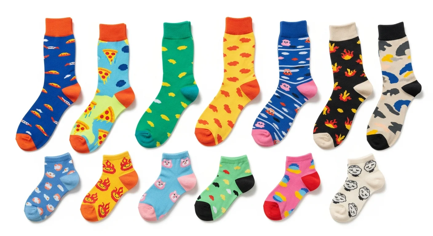 Custom socks with personalized face photos and unique designs