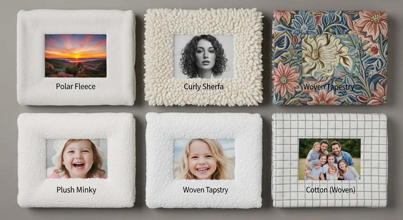 Fleece vs Sherpa vs Woven: Which Custom Blanket Material Is Best?