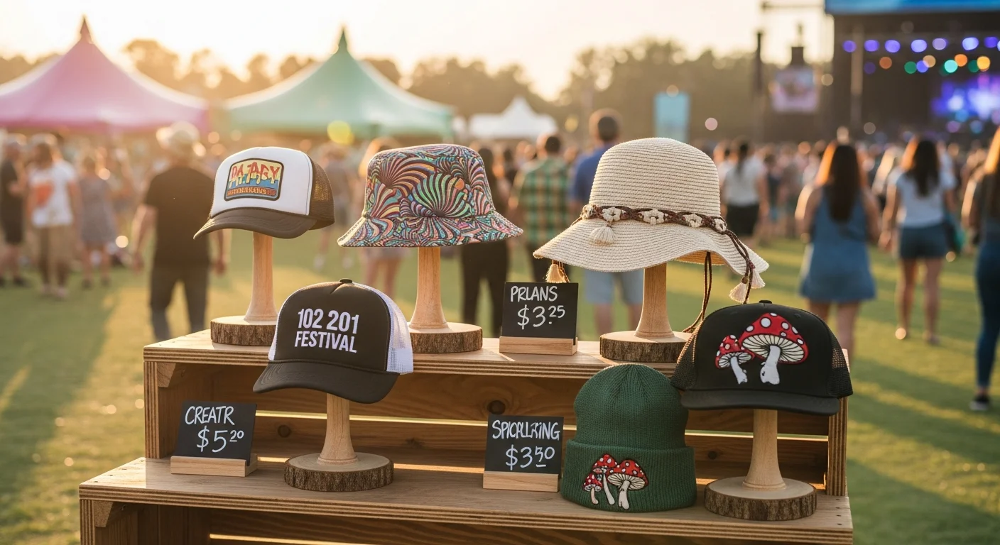Custom Hats for Festivals, Concerts, and Outdoor Events: A 500-Piece Case Study