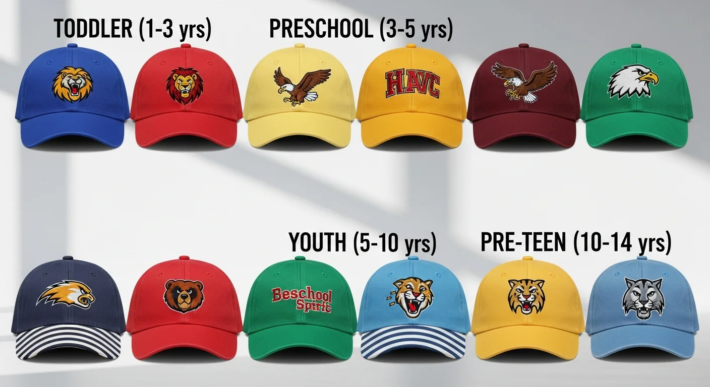 Custom Hats for Kids and Youth: School Spirit and Team Headwear