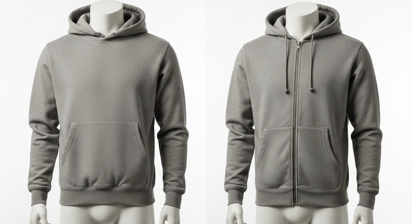 Pullover vs Zip-Up Hoodies: Which Style Is Best for Custom Printing?