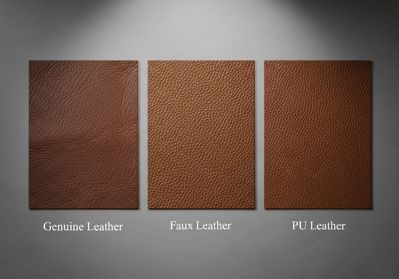 Four custom leather jacket styles side by side showing biker racer bomber and moto silhouettes