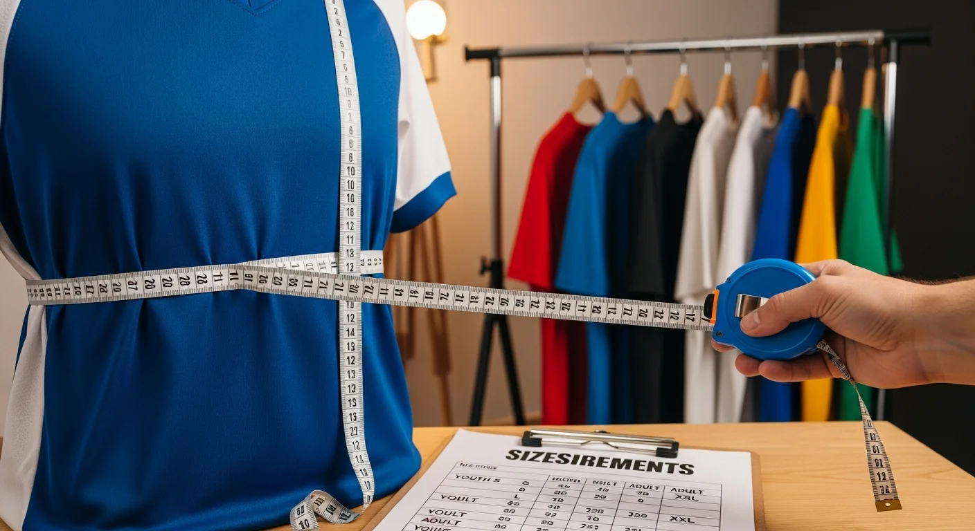 Custom Jersey Sizing Guide: Athletic Fit, Loose Fit & Youth Measurements
