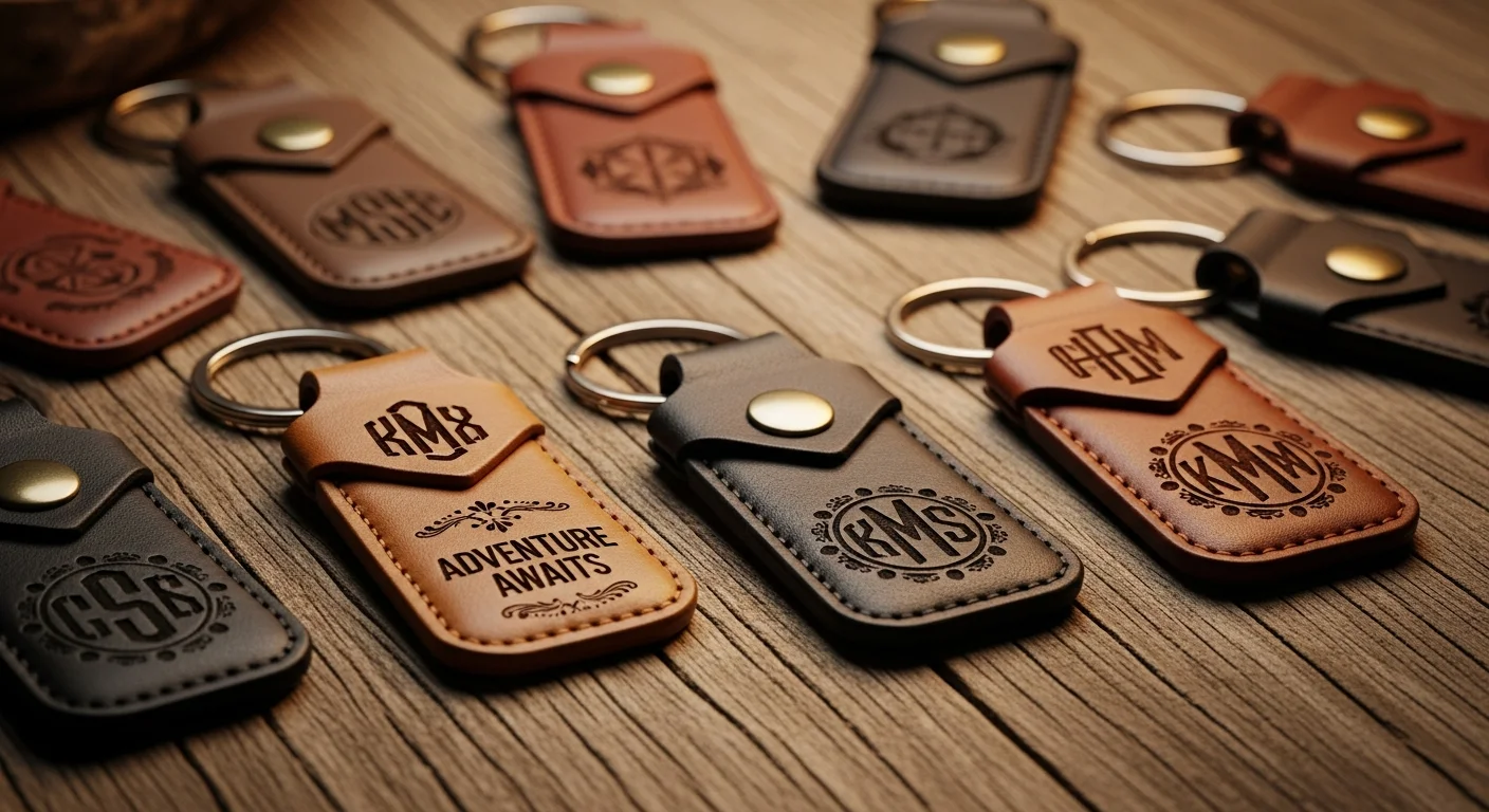 Custom Leather Keychains: Styles, Engraving Options & Premium Personalization