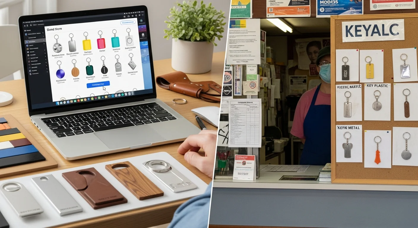 Custom Keychains Near Me vs Online: Which Option Delivers Better Value?