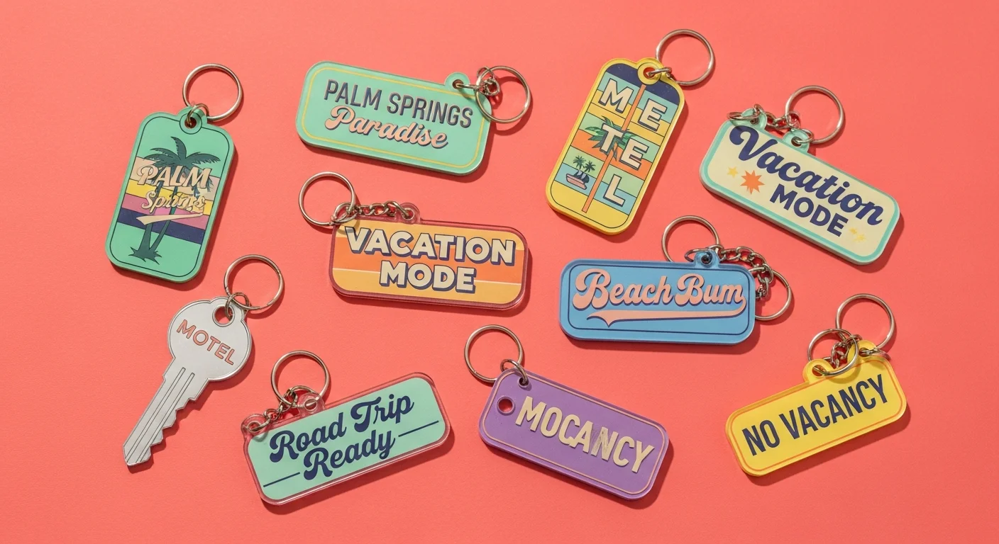 Retro Motel Keychains & Vintage Styles: The Nostalgic Trend Taking Over