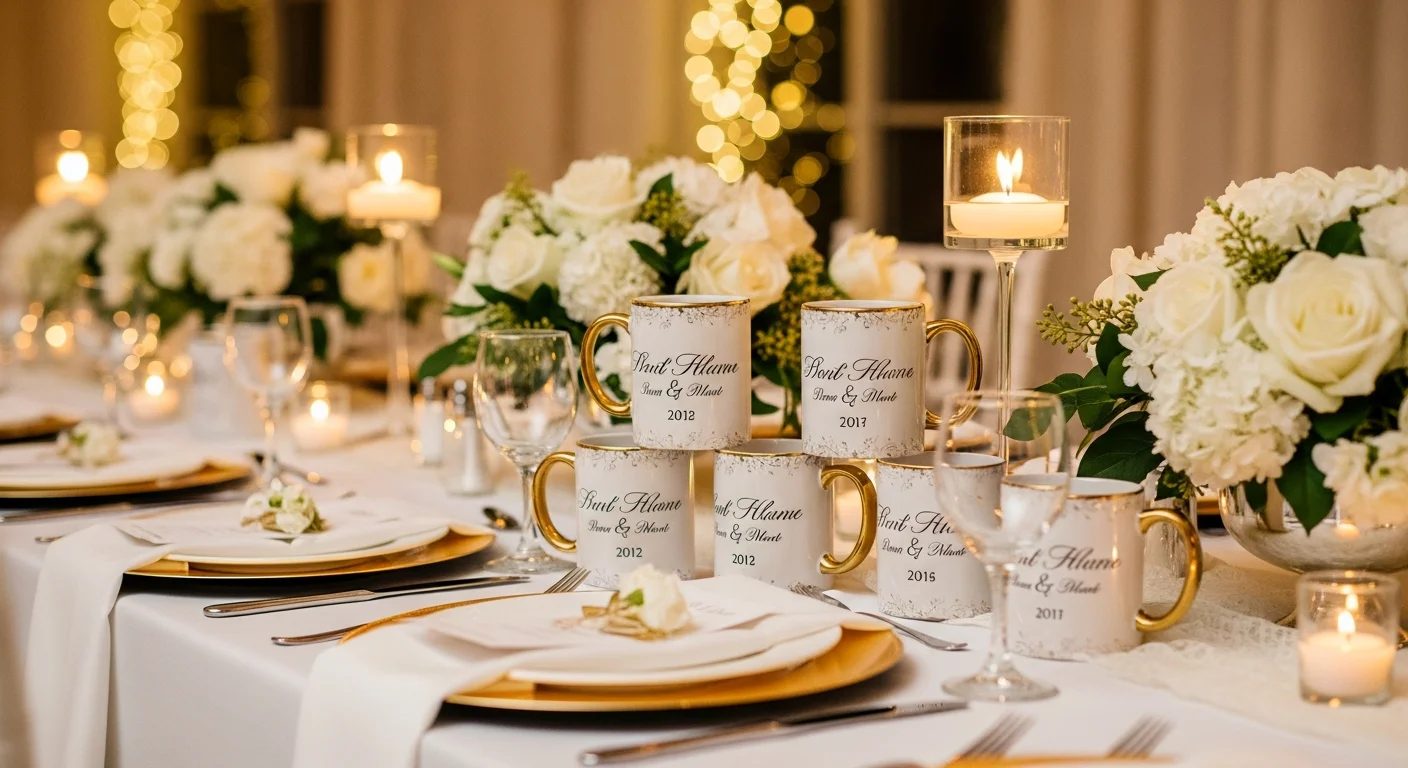 Custom Mugs for Weddings, Events, and Party Favors: Complete Planning Guide