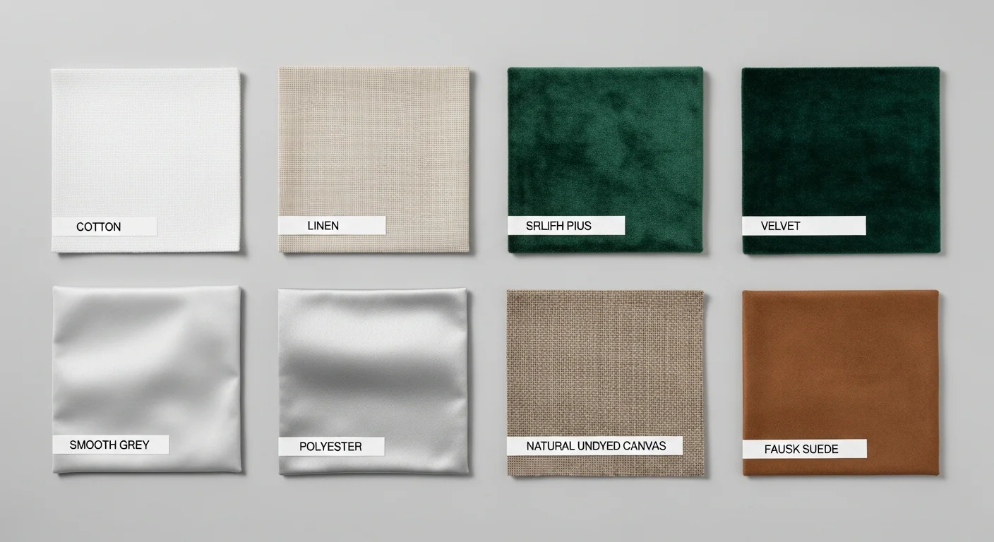 Custom Pillow Fabrics: Cotton vs Linen vs Velvet vs Polyester Compared