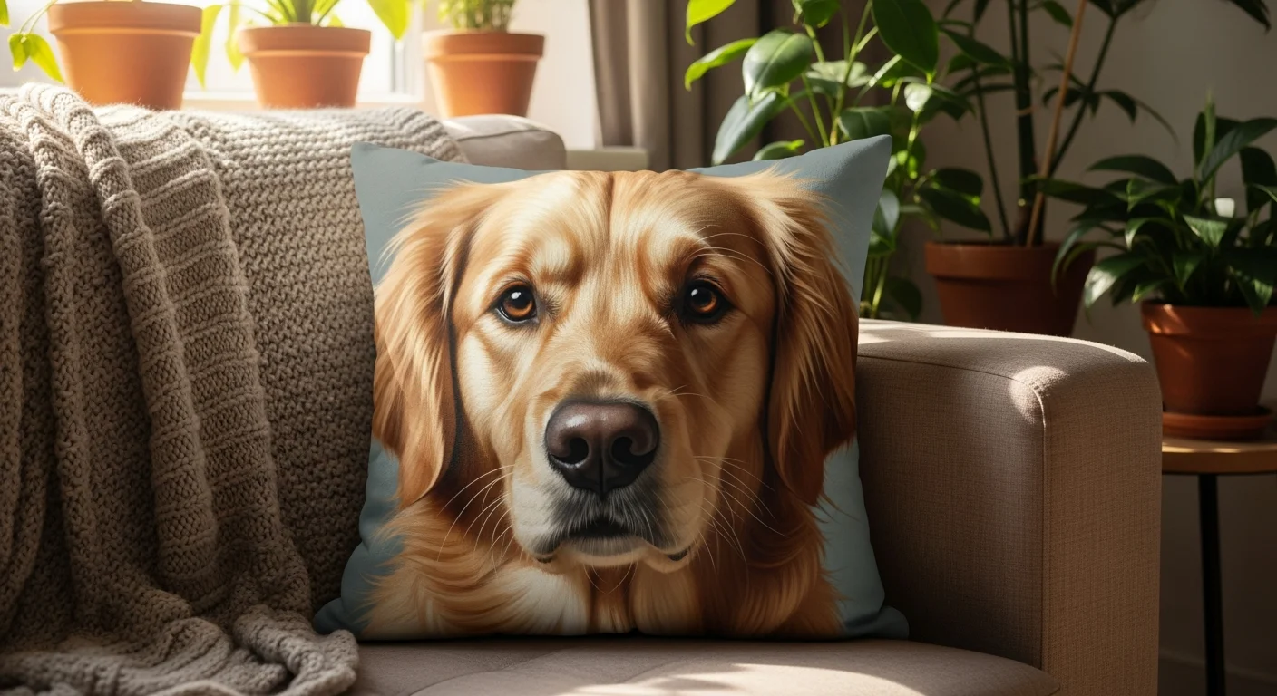 Custom Pet Pillows: Photo Portrait Ideas & Tips for Dog, Cat & Animal Lovers