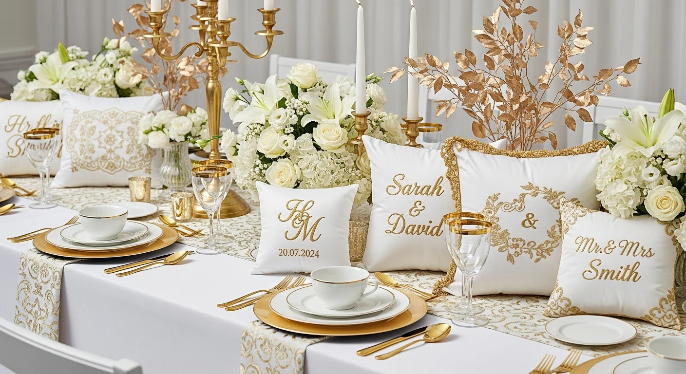 Custom Pillows for Weddings, Baby Showers & Events: Ideas & Planning Guide