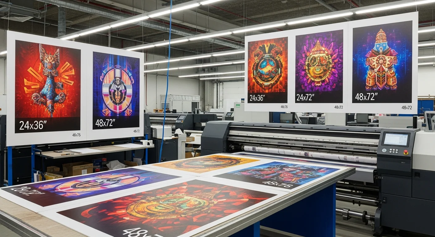 Large Custom Posters: Sizes, Materials & Printing Tips for Big Prints