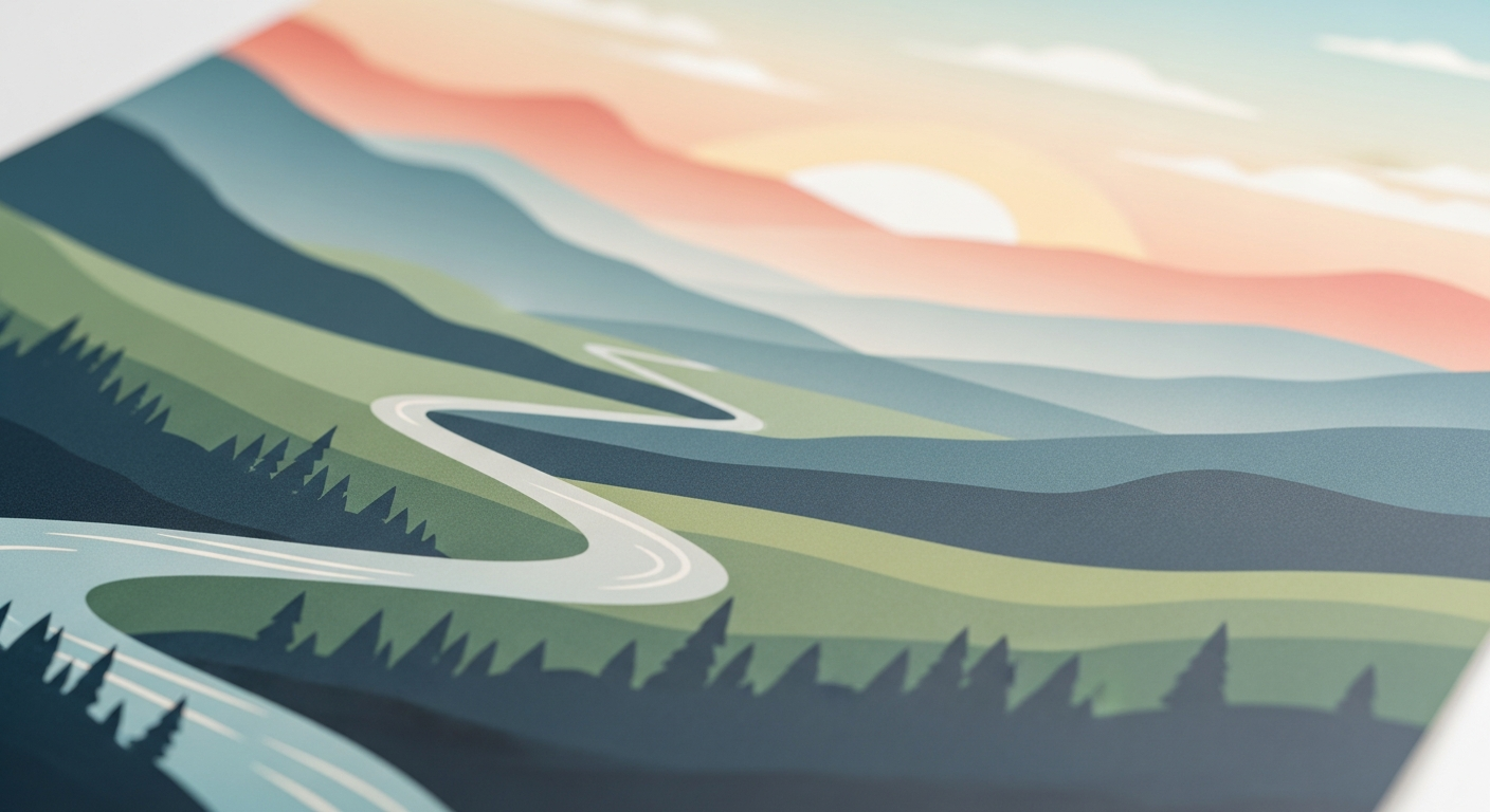 Matte paper custom poster showing non-reflective surface and soft color reproduction under direct lighting