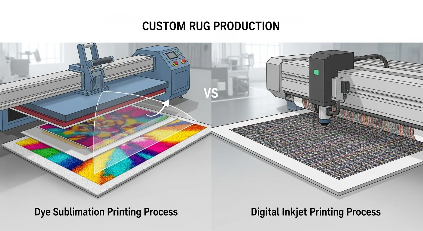 Dye Sublimation vs Digital Printing for Custom Rugs: Which Is Better?