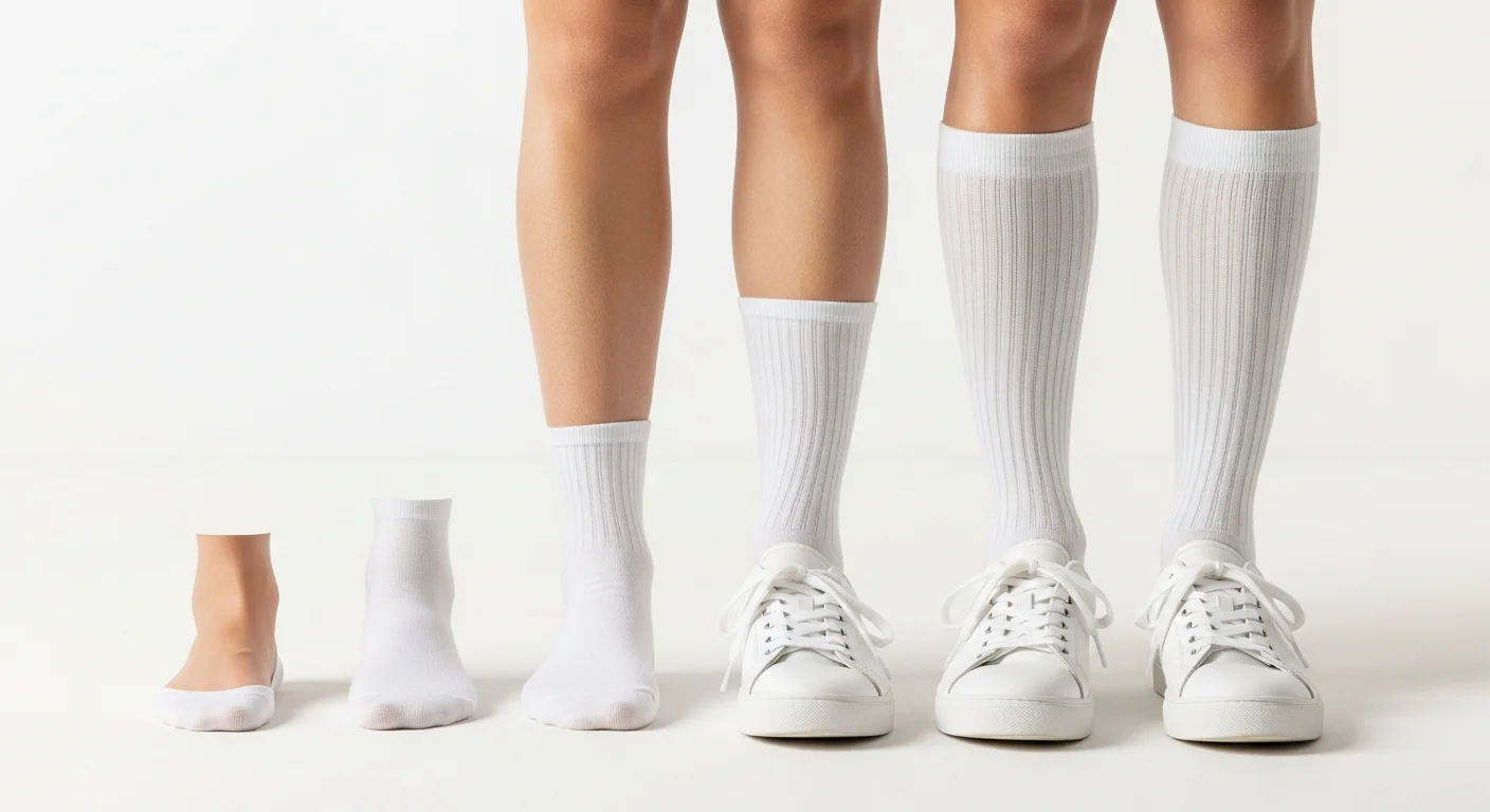 Crew vs. Ankle vs. Knee-High: Choosing the Right Custom Sock Style