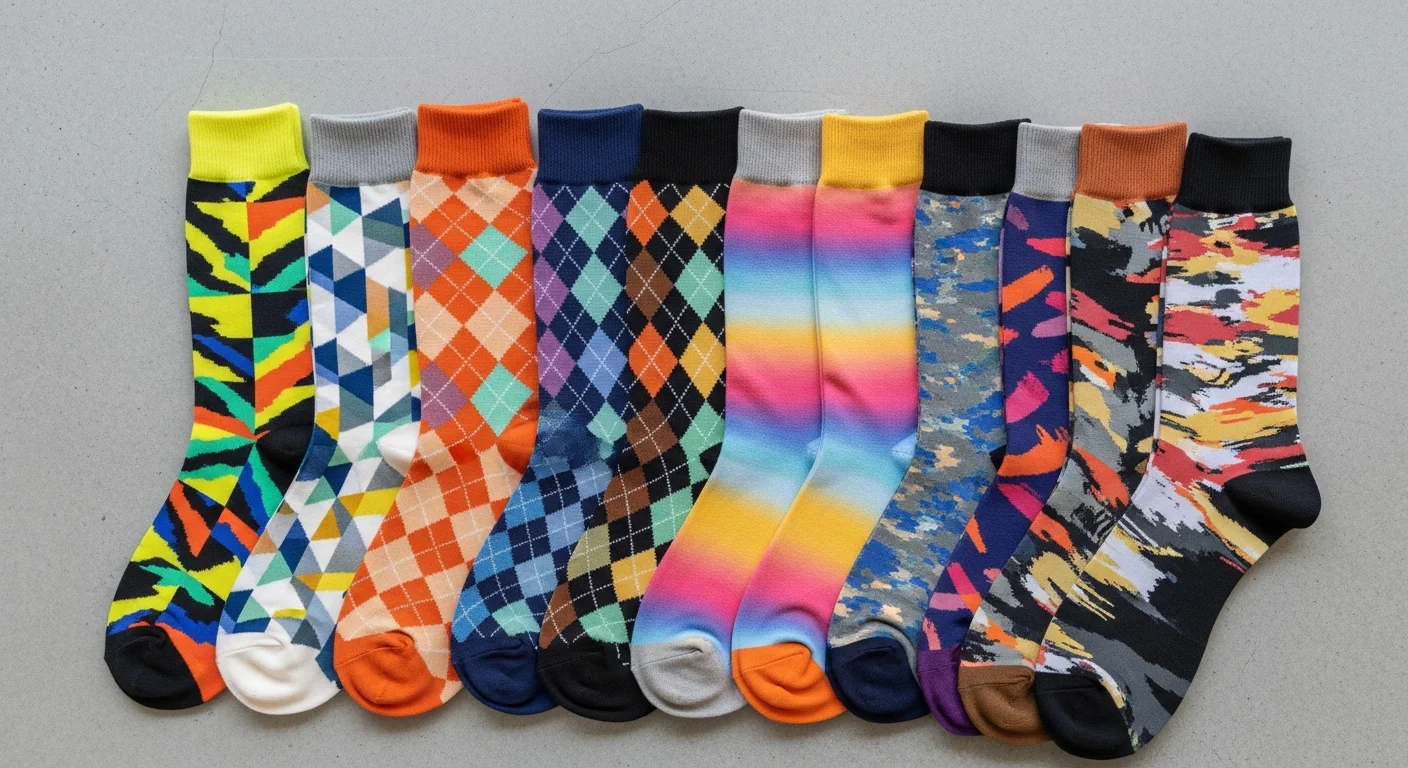 Custom Sock Design Trends 2026: Bold Patterns, Retro Revival & Sustainable Style