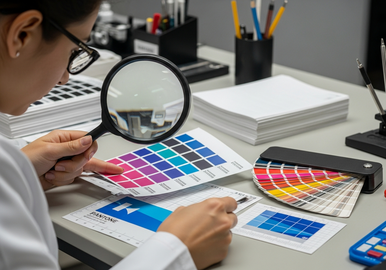 Quality control inspection checklist for bulk custom stickers