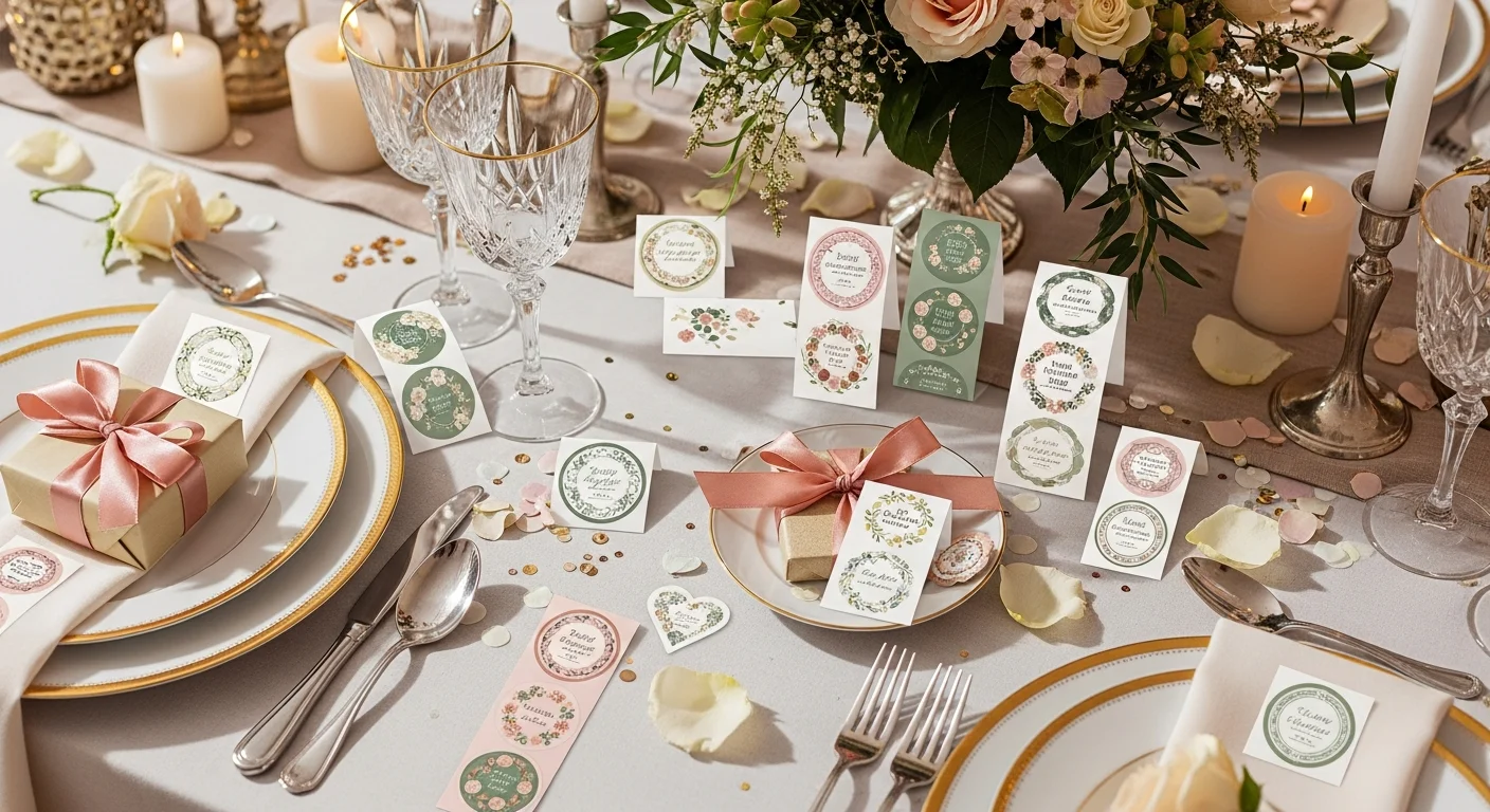 Custom Stickers for Events, Weddings & Parties: Favors Everyone Loves