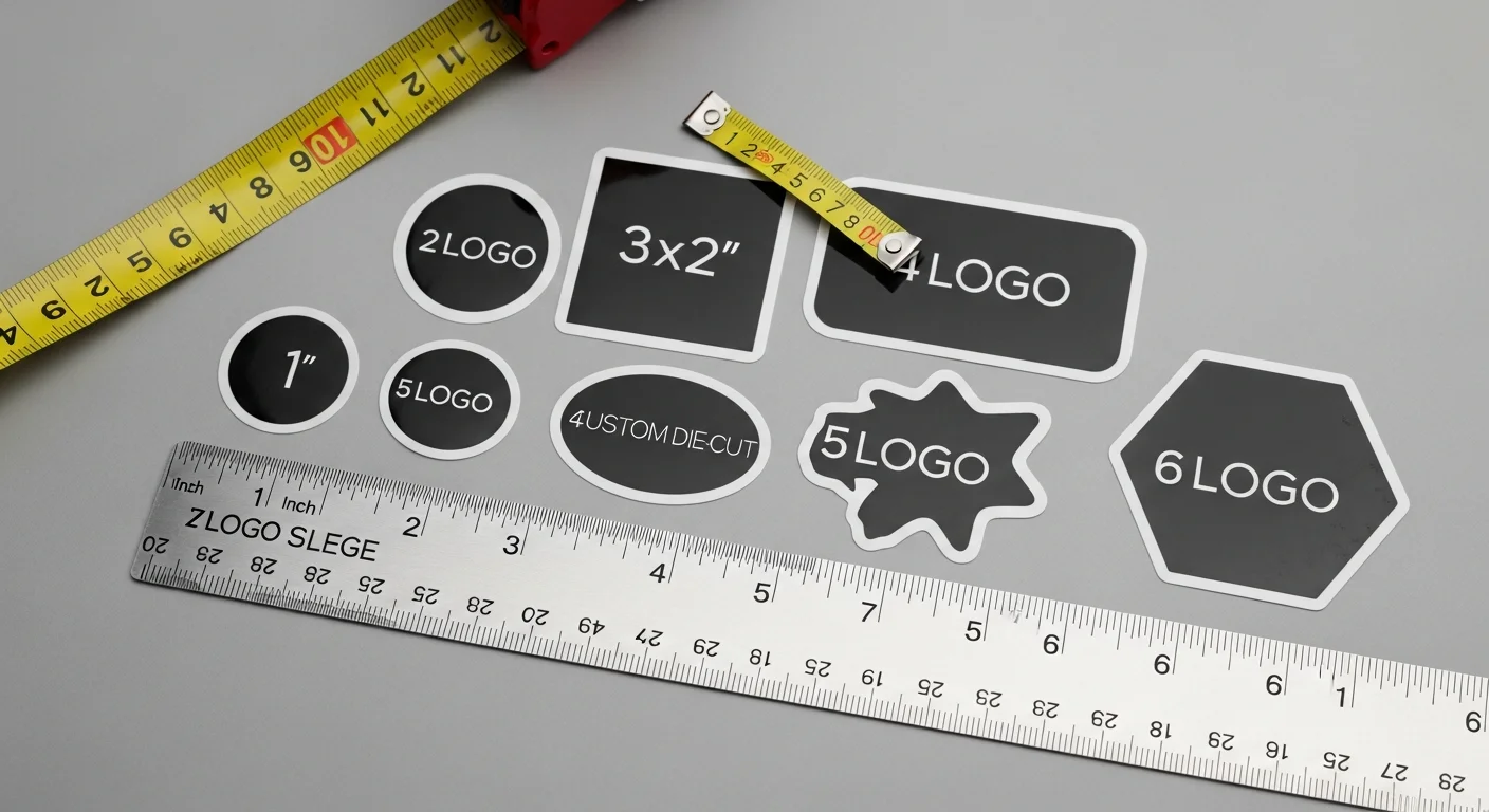 Custom Sticker Size & Shape Guide: Dimensions for Every Use Case