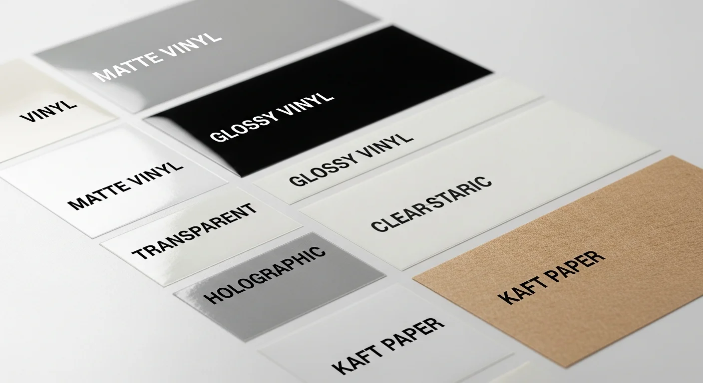 Vinyl vs Paper vs BOPP: Choosing the Right Custom Sticker Material