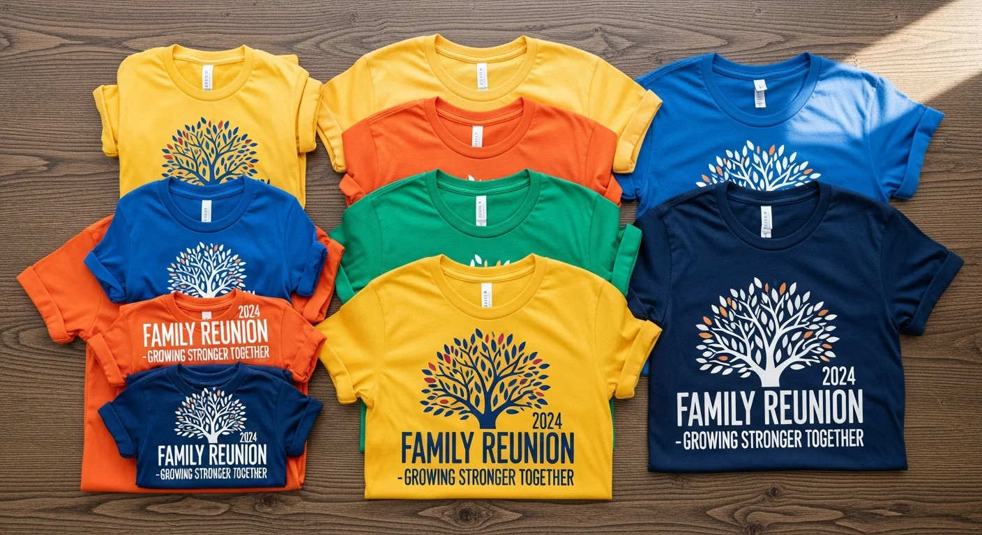 Custom T-Shirts for Family Reunions: 15 Design Ideas Everyone Will Love