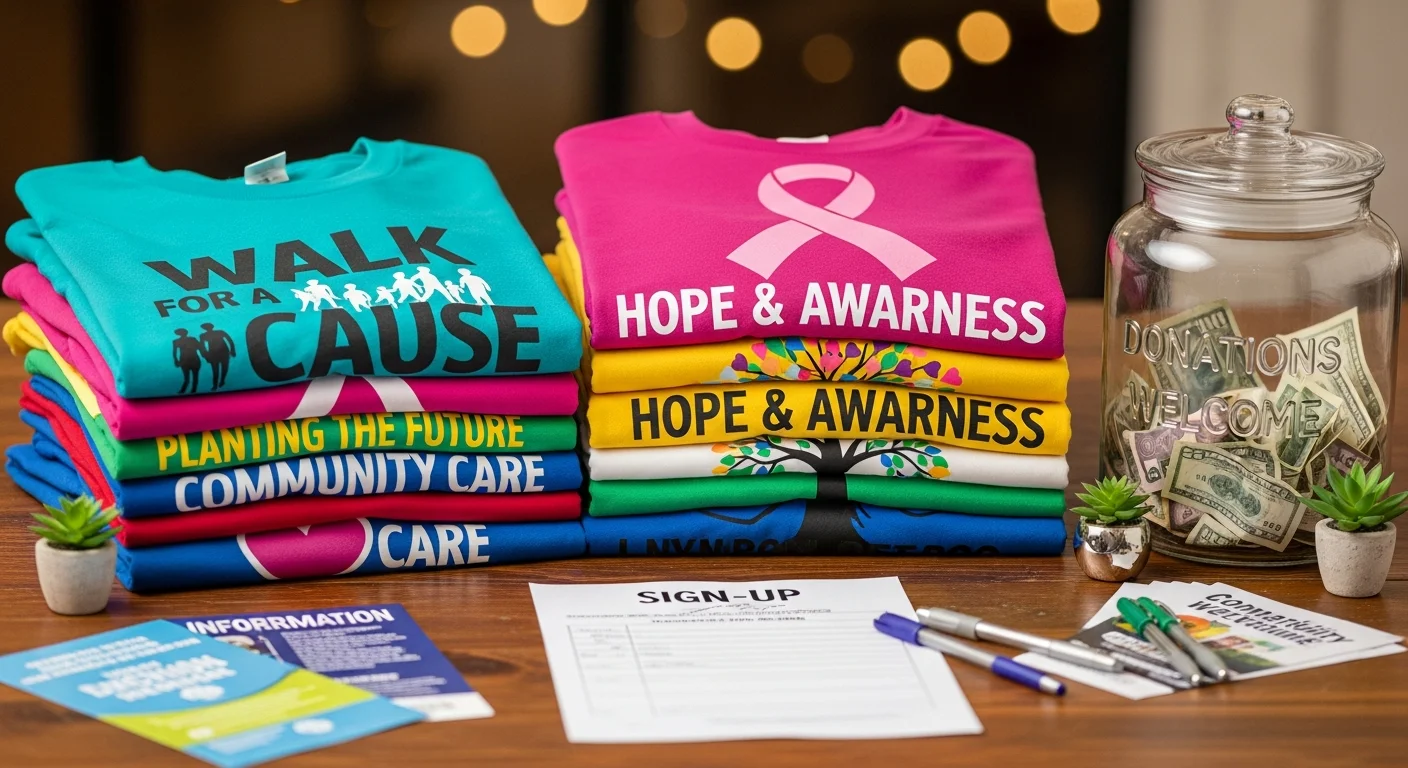 Custom T-Shirts for Nonprofits: Fundraising Merch That Actually Sells