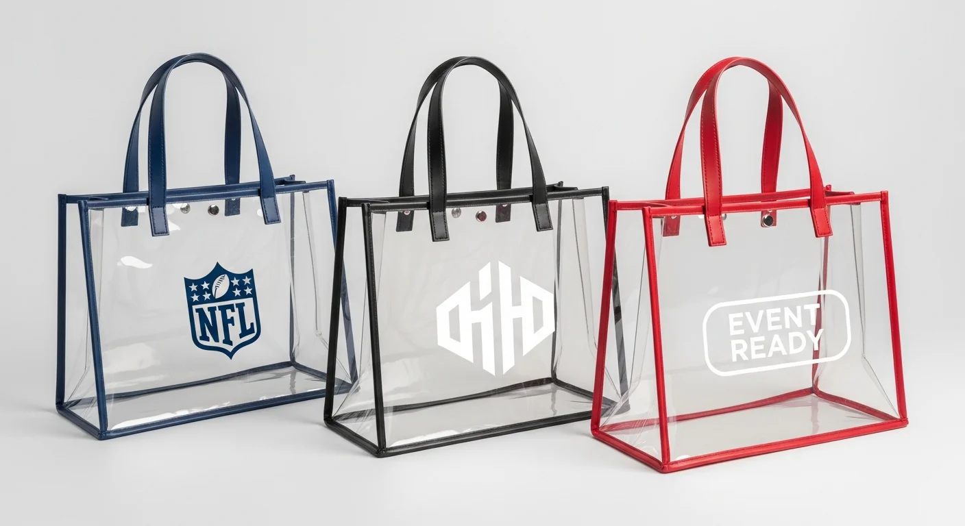 Custom Clear Tote Bags: Stadium-Approved Transparent Options