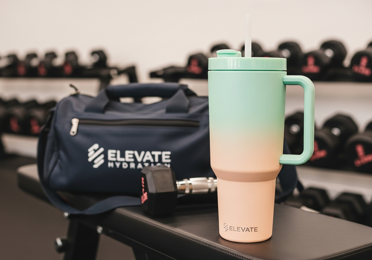 40oz hydration tumbler trend with handle and straw lid design