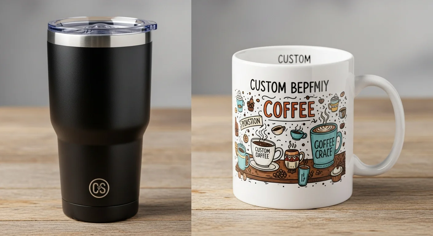 Custom Tumblers vs Custom Mugs: Which Is the Better Choice for Your Project?
