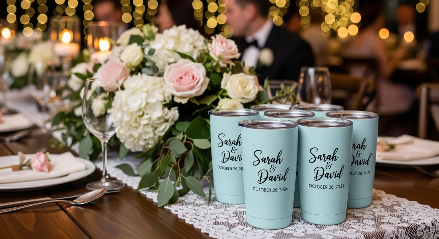 Custom Tumblers for Weddings & Events: Favors Guests Actually Use